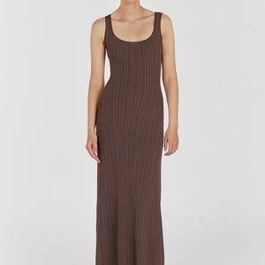 BNWT Dissh BELLA COFFEE KNIT MAXI DRESS XS